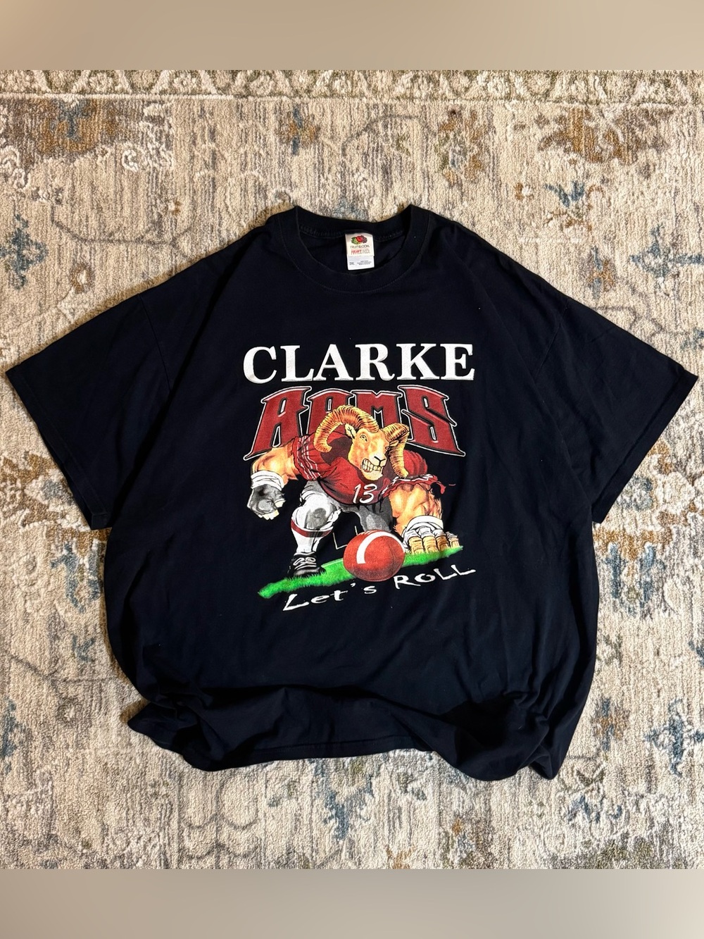 Fruit of the Loom Clarke Rams Football T-Shirt